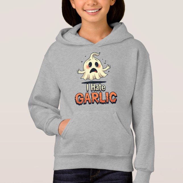 Eu Odeio Fantasma De Alho Dia de as Bruxas engraça (Frente)