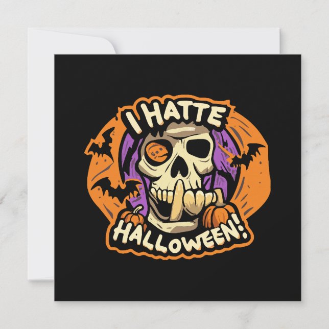 eu odeio o halloween (Frente)