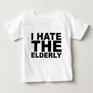 EU ODEIO OS IDOSOS Camisa Chapéu Caneca Mousepad I