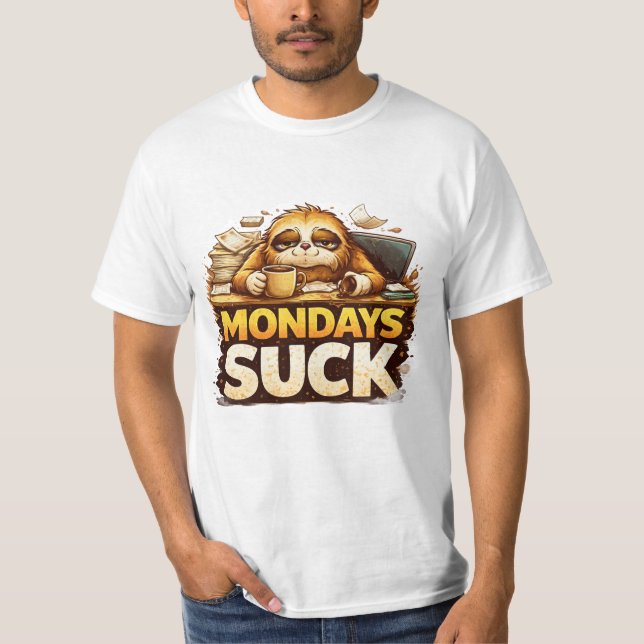 Eu Odeio Segundas – Camiseta ENGRAÇADA ENGRAÇADA,  (Frente)