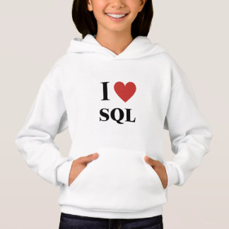 Eu ouvi o SQL Kids Hoodie