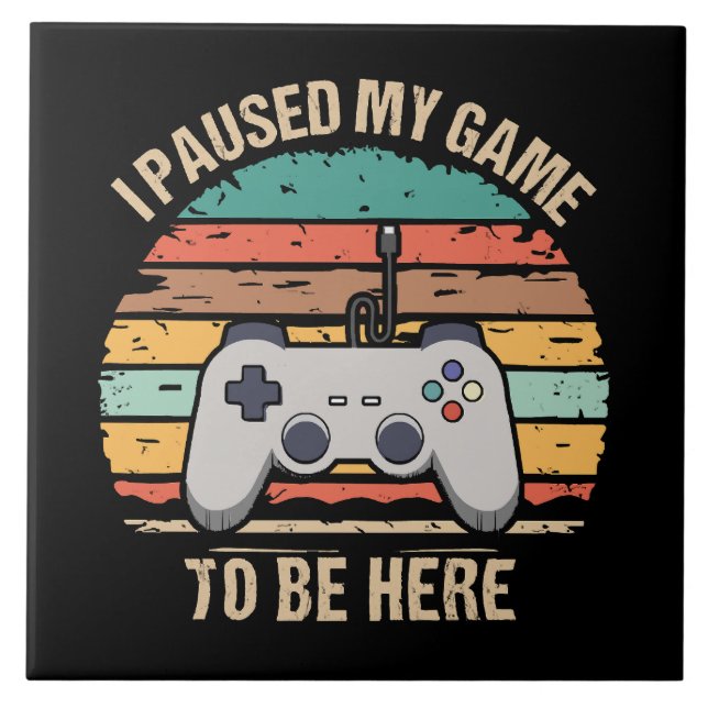 Eu Pausar Meu Jogo Para Estar Aqui (Frente)