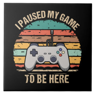 Eu Pausei Meu Jogo Para Estar Aqui