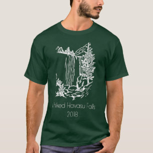 Eu peguei uma camisa em Havasu Falls - Arizona cam