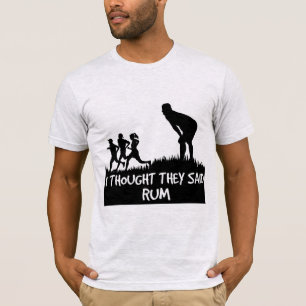 Eu pensei que disseram camisetas engraçadas do ru