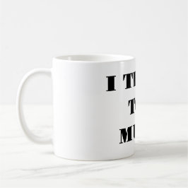 Eu Penso Demais - Caneca de Café