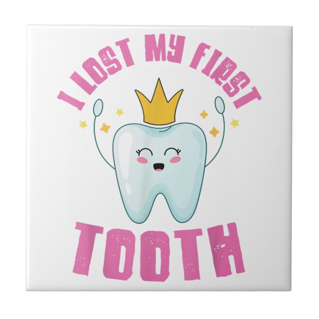 Eu Perdi Meu Primeiro Dente Dentes Caíram Presente (Frente)