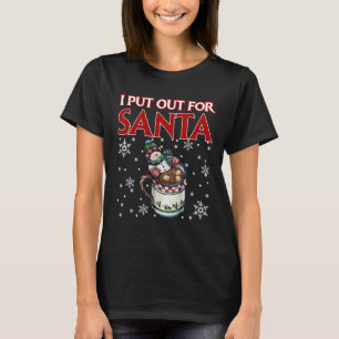 Eu pôr para fora para a camisa do Natal T do papa