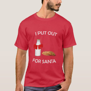 Eu pôr para fora para a camisa engraçada do Natal