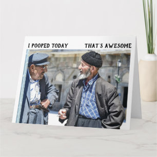 EU PÔS HOJE CARTÕES DE ANIVERSÁRIO DE VELHO ENGRAÇ