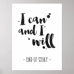 Eu posso e eu - poster inspirado