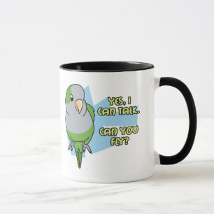 Eu posso falar a caneca do Parakeet do quacre