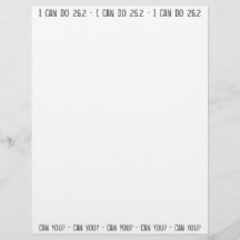 Eu posso fazer 26.2 — Você pode?