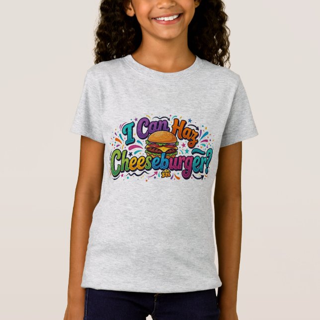 Eu Posso Ter Hambúrguer de Queijo? – Camiseta Dive (Frente)