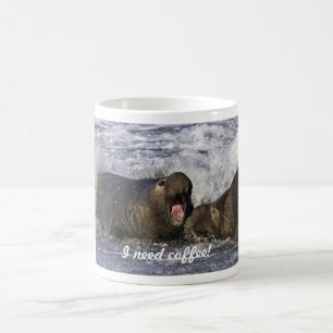 Eu preciso a caneca de café