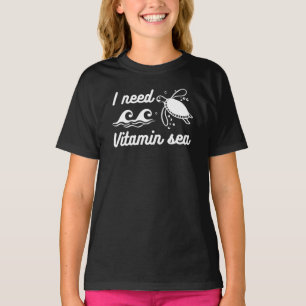 Eu Preciso de Camiseta de Tartaruga Marinha de Vit