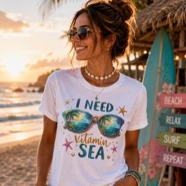 Eu Preciso de Mar de Vitamina Verão Praia