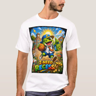Eu Preciso de Recreio – Camiseta Divertida de Sapo