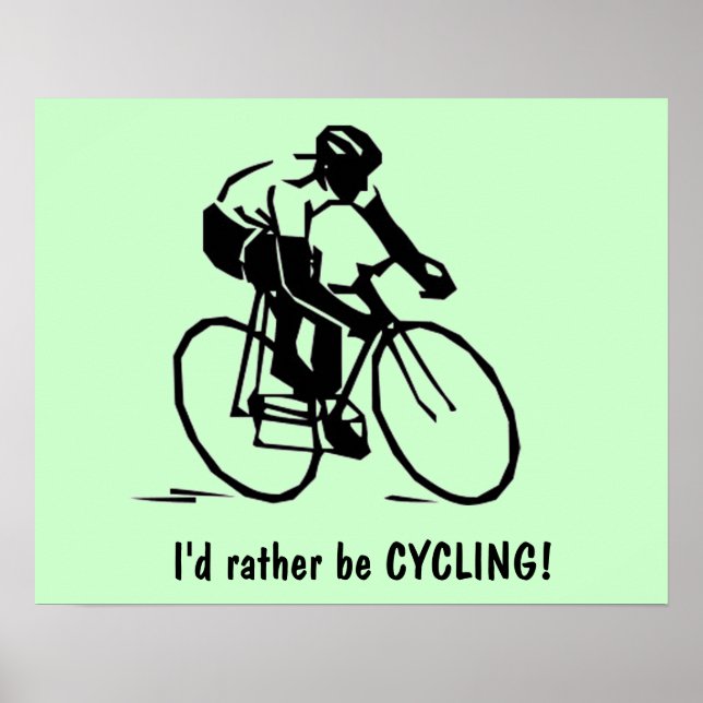 Eu preferencialmente a Poster CYCLING (Frente)