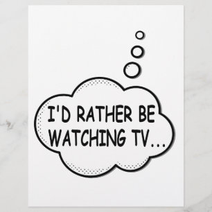 Eu Preferencialmente De Assistir À TV