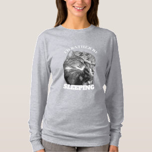 Eu Preferencialmente Dormindo Camiseta CAT