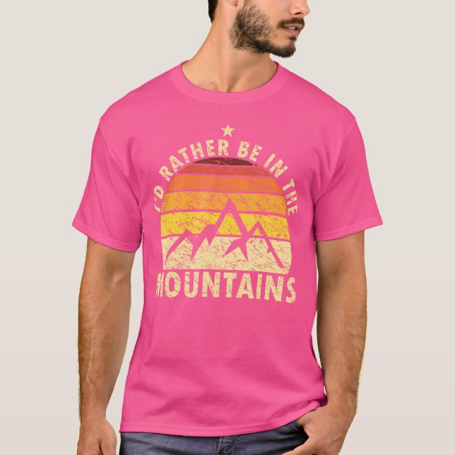Eu Preferencialmente Estar Nas Montanhas Na Camisa (Frente)