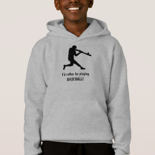 Eu preferencialmente jogando beisebol! Hoodie do g
