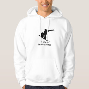 Eu preferencialmente ser SNOWBOARDING! Camiseta