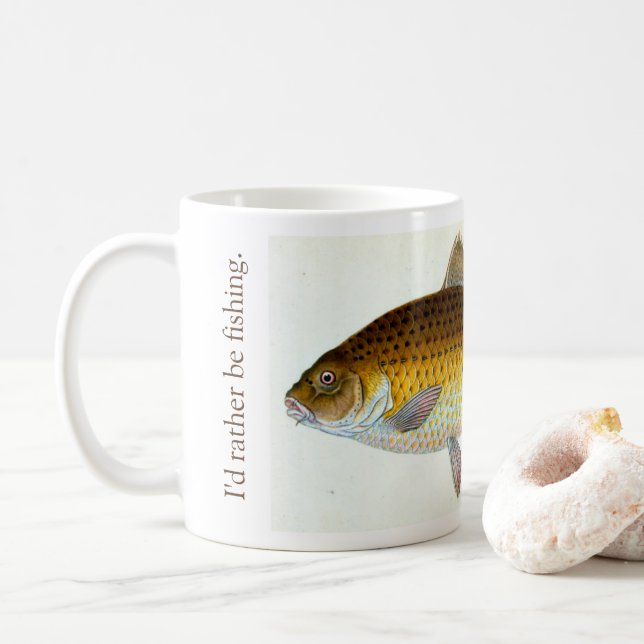 Eu preferencialmente seria caneca da pesca da (Com Donut)