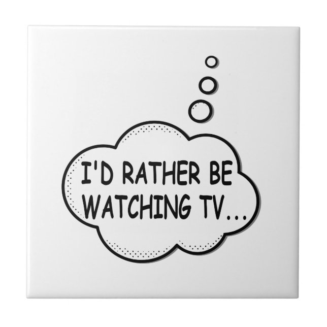 Eu Preferiria Estar Assistindo TV (Frente)