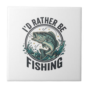 Eu Preferiria Estar Pescando Camisa de Pescador de
