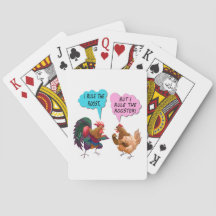 Eu prefiro as cartas de baralho