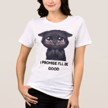 Eu Prometo Que Serei Bom Gatinho Preto Chorando Fo