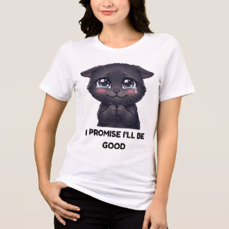 Eu Prometo Que Serei Bom Gatinho Preto Chorando Fo
