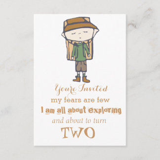 Eu pulo sonecas para caminhar no convite de aniver