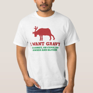 Eu quero a camisa engraçada do Natal da rena do