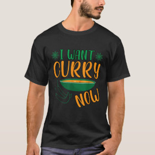 Eu Quero Curvo Agora Comida Indiana Arroz Camisa