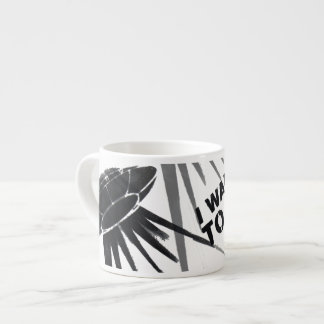 Eu quero ir grande caneca do café