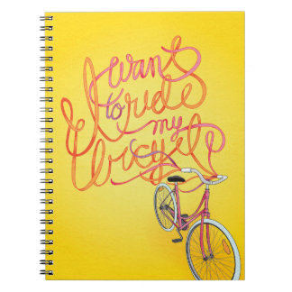 Eu quero montar minha bicicleta - caderno