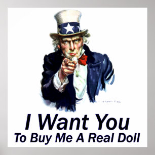Eu Quero Você: Para Me Comprar Um Poster De Boneca