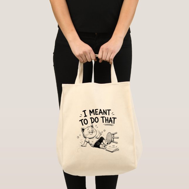 Eu Quis Fazer Isso Bolsa Tote Divertida (Frente (produto))