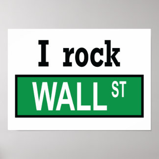 Eu rock Wall Street - Poster