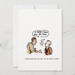 Eu sei como você se sente Engraçado Cartoon Cancer