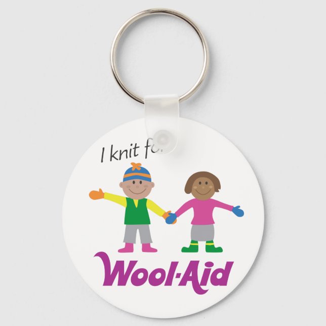 Eu sei por chaveiro de Wool-Aid (Frente)