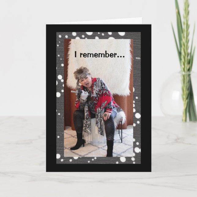 Eu sempre quis ser o cartão mais velho (Frente)