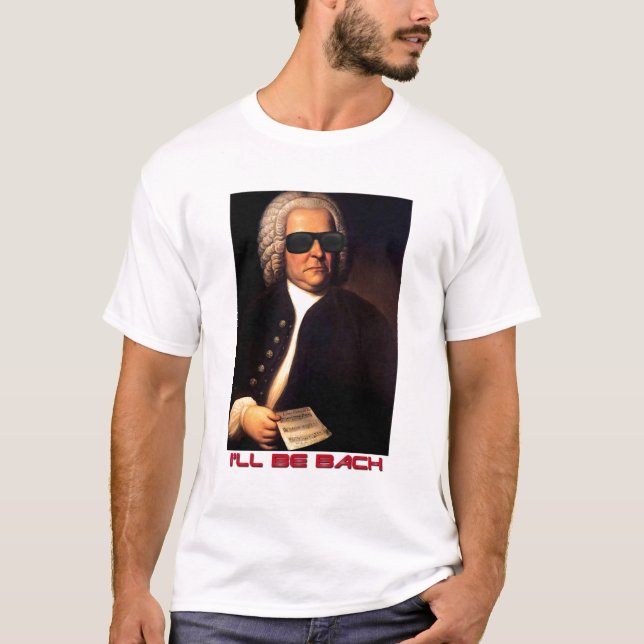 Eu serei camiseta de Bach (Frente)