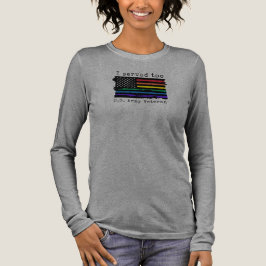 Eu Servi Também - Veterano do Exército Longa Capa