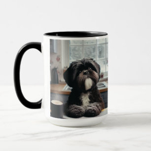 Eu Shih Tzu Não É A Xícara De Café De Natal