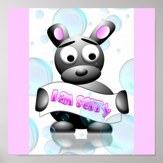 Eu Sinto Muito Poster (Frente)