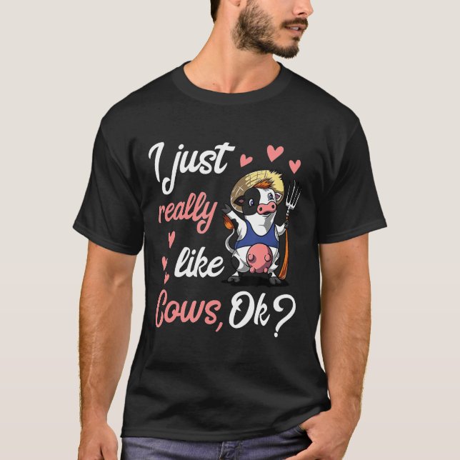 Eu Só Gosto Muito Da Camiseta Cowsok Cow (Frente)